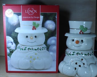 Lenox Snowman Cookie Jar