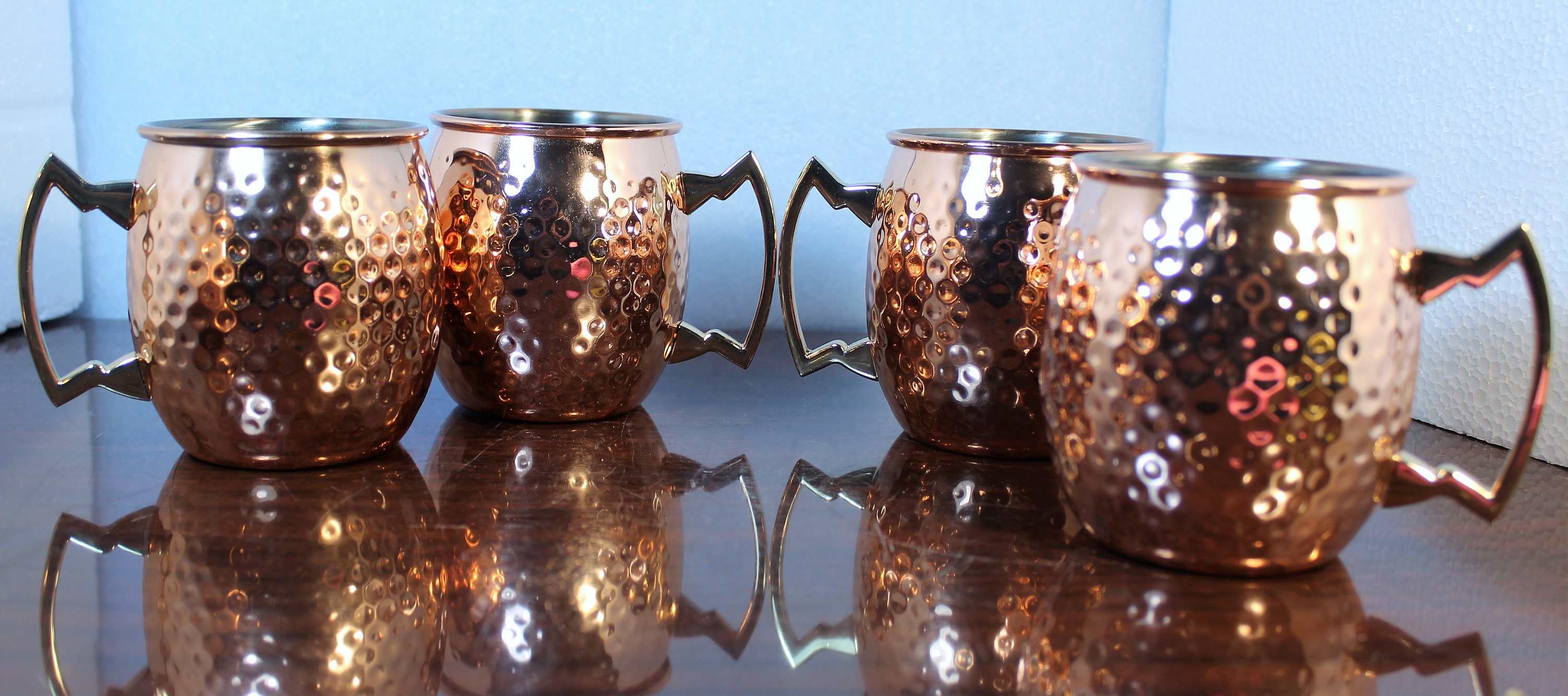 4 Pieces Red Copper Mugvintage Moscow Mule Mugcampfire 