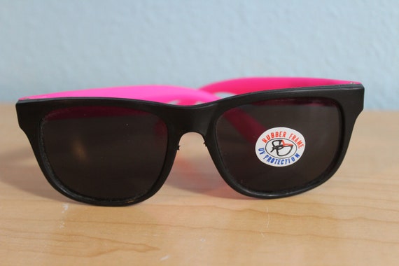 Coca Cola Sunglasses with Hot Pink Earpieces - Gem