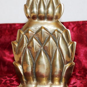 20Procent Off Vintage Ananas Messing Buchstützen für Ihre Küche, Bücherregale, Büros ....