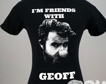 Geoff t-shirt, horror tshirt, Goth Tee, screen printed T shirt