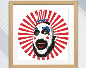Captain Spaulding House of 1,000 Corpses Art Print