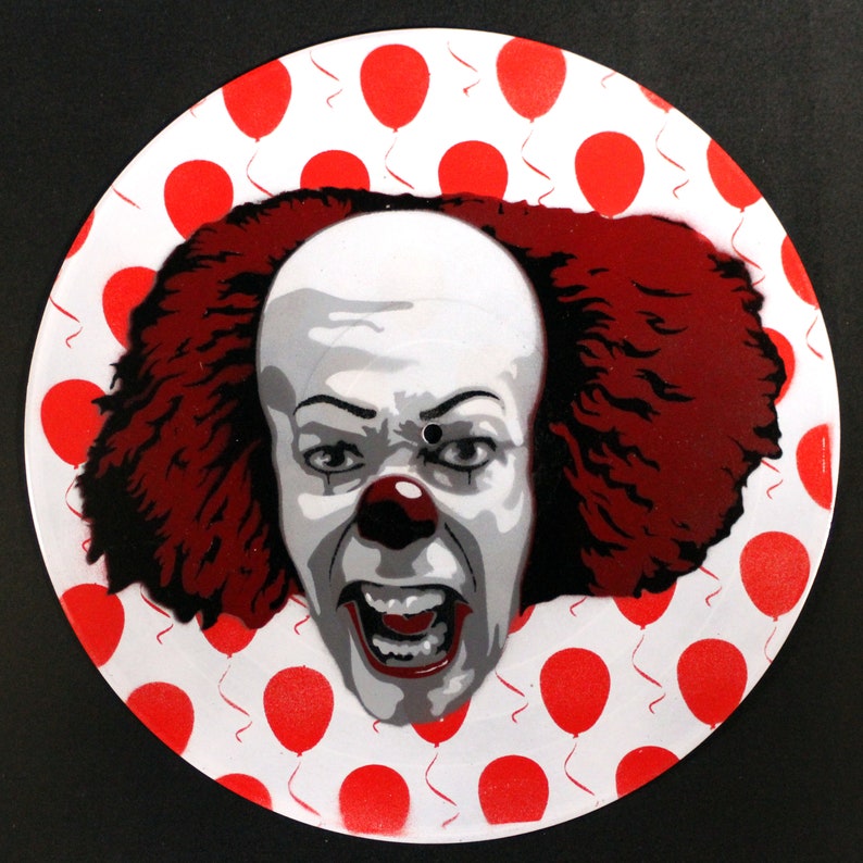 Pennywise the Dancing Clown Stephen King It Spray Paint