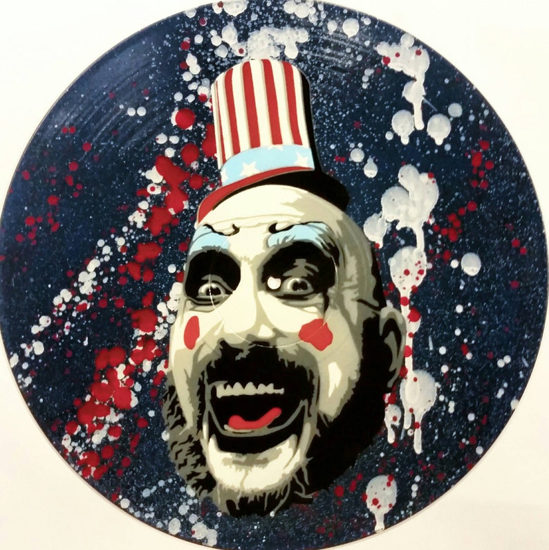 Captain Spaulding House of 1000 Corpses Spray Paint and image 1.
