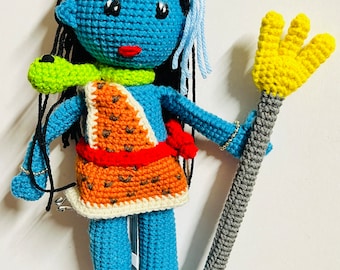 Shiva Shambhu Shiv figure HINDU GOD Statue crochet handmade amigurumi USA Seller