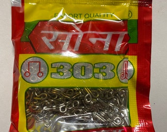 Hooks Silver Saree Sari  Bra Shirt Blouse Stitching Dress 100pc NEW in pack-USA
