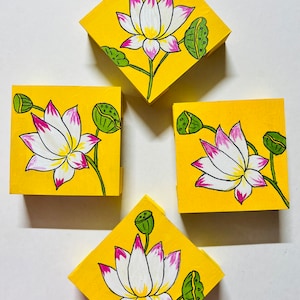 4- Indischen Diya ständer Pooja Chowki bajot peetha singhasan tempel manai usa