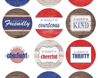 SCOUT LAW - Cupcake Toppers