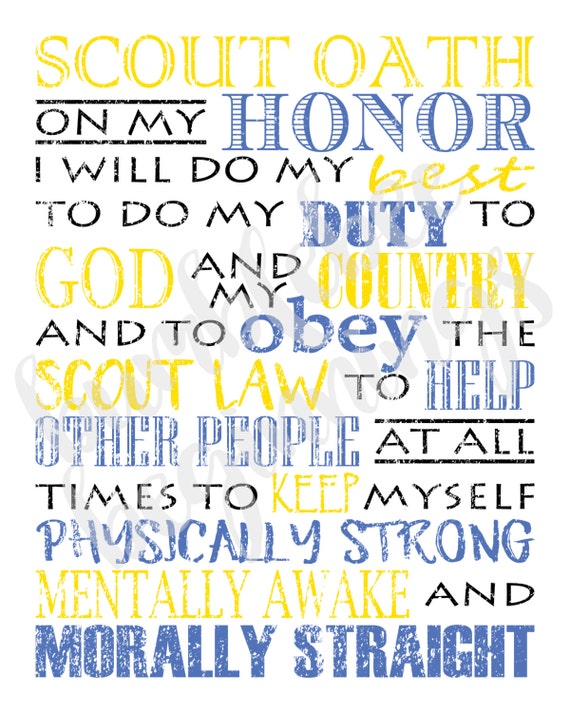 Printable Scout Oath and Legislation Deal picture relating to Cub Scout Oath and Law Printable named Printable Scout Oath and Legislation Package deal