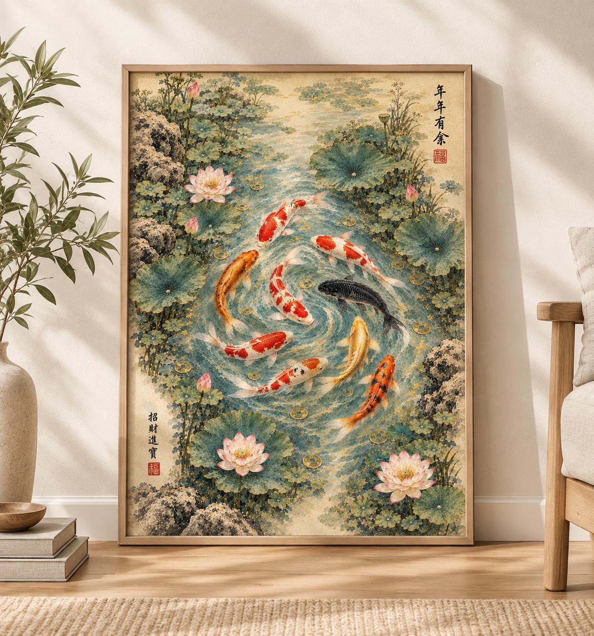 9 鯉の風水 - Etsy 日本