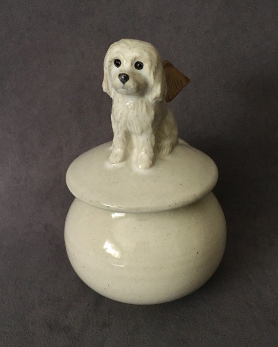 maltese dog urns