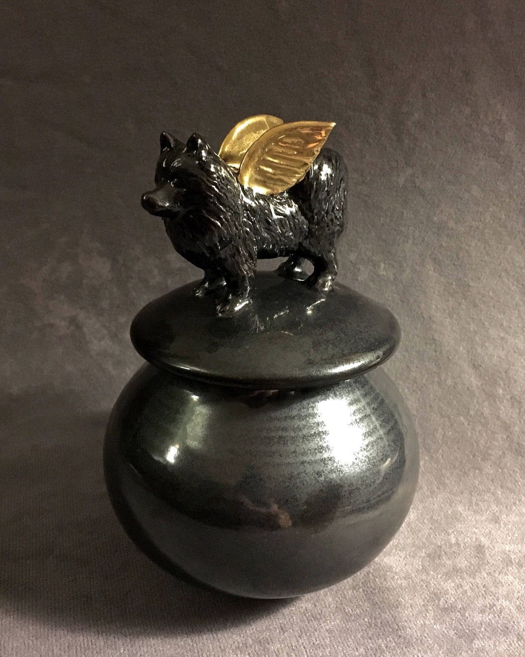 Pomeranian Urn Etsy UK