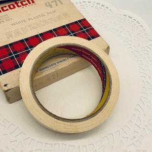 Vintage Tape-Junk Journal Tape-Scotch Vinyl Tape in Original Box-Vintage Office Supply for Junk Journals-Vintage Junk Journal Supplies