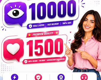 10 000 vues et 1 500 likes sur TikTok : service de promotion, marketing et croissance sur les réseaux sociaux pour booster votre engagement.