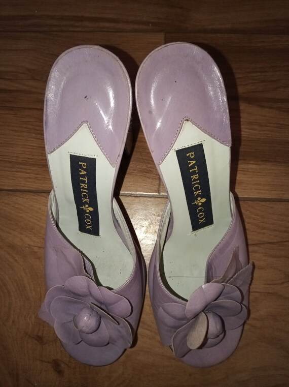 Patrick Cox lilac mules