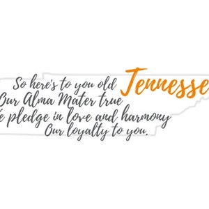 University of Tennessee Alma Mater