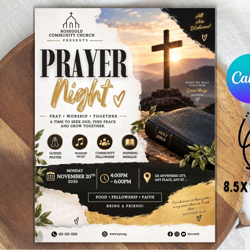 Church Program Calendar - Etsy