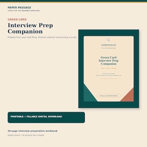 Gids ter voorbereiding op het Green Card-interview | Aanpassing van status en USCIS-interviewgids