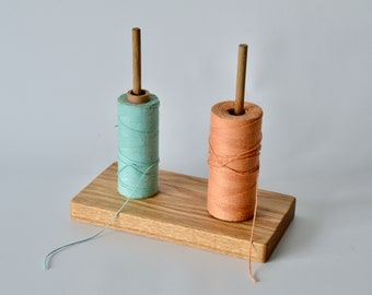 Double Spool/Yarn Peg - Simple but handy tool for fiber arts and lots of other crafts! Made of durable hardwood.