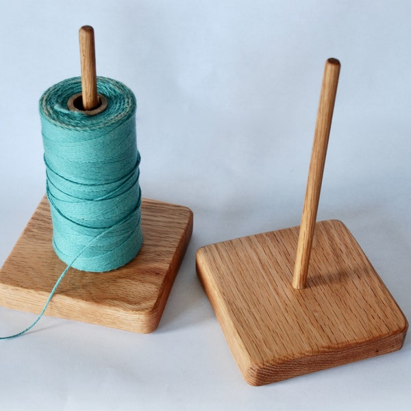 Single Spool/Yarn Peg - Simple but handy tool for fiber arts and lots of other crafts! Made of durable hardwood.