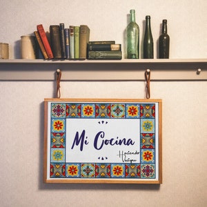 Mi Cocina Kitchen Sign in Spanish Printable Digital Art