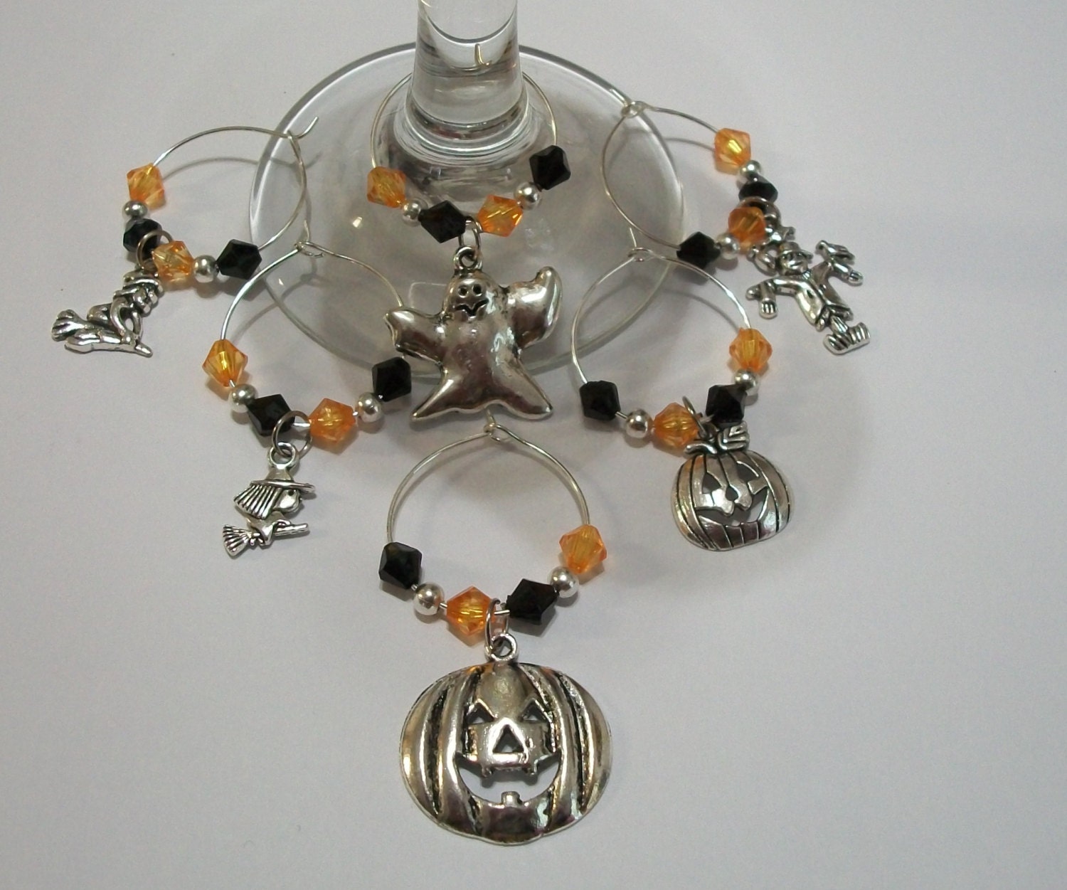 Halloween Wine Charms