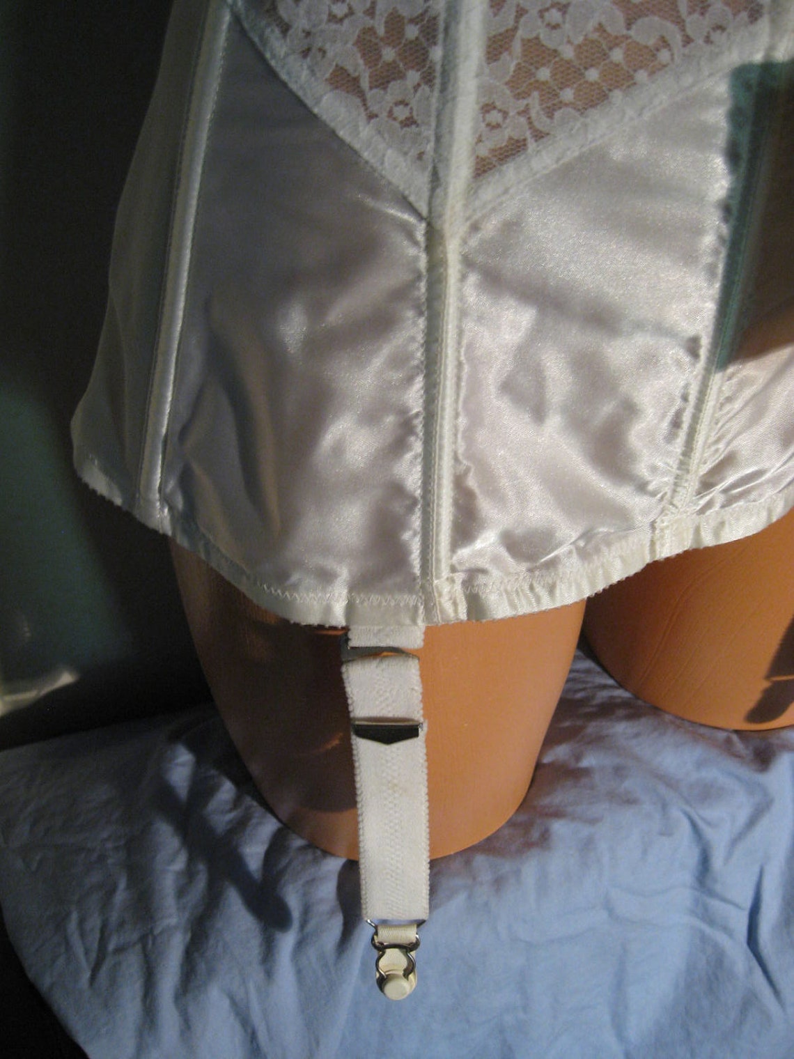 Vintage Lady Marlene Boned Corset Waist Cincher Girdle 4 Metal Etsy