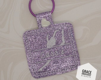 Gymnast Personalized Key Chain/Fob