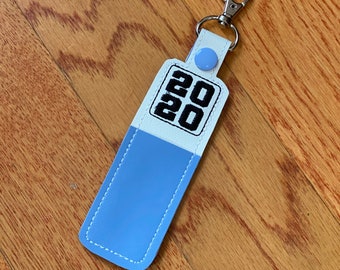 2020 lip balm holder, chapstick holder, keychain