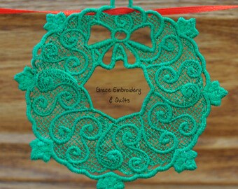 Lace Wreath Ornament