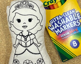 Princess Coloring Dolls