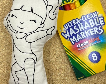 Sports Coloring Dolls