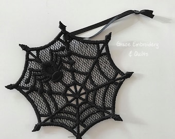 Lace Spider Web Ornament