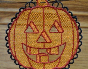 Lace Pumpkin Ornament