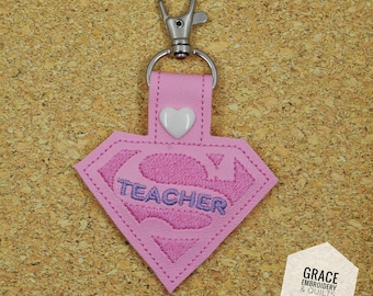 Super Teacher Key Fob/Key Chain
