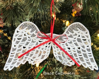 Lace Angel Wings