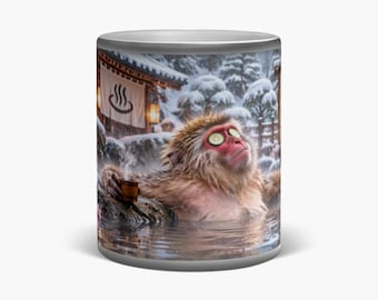 Tazza magica Bad Day Monkey – Divertente tazza da caffè che cambia colore