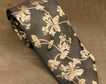 Alternate Universe:  Chocolate Gold Lily Tie