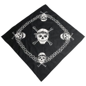 Eddie Munson skull bandana