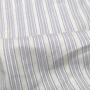 11th Doctor Purple Stripe Shirting Fabric