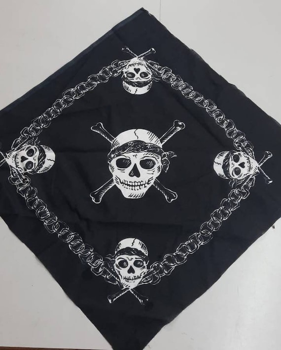 Eddie Munson Skull Bandana Etsy