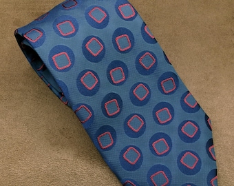 Alternate Universe: Blue Gridlock Spot Tie