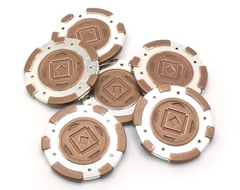 Sabacc inspired poker chip