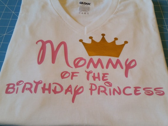 Download Mommy of the Princess VNECK Mommy of the birthday girl ...