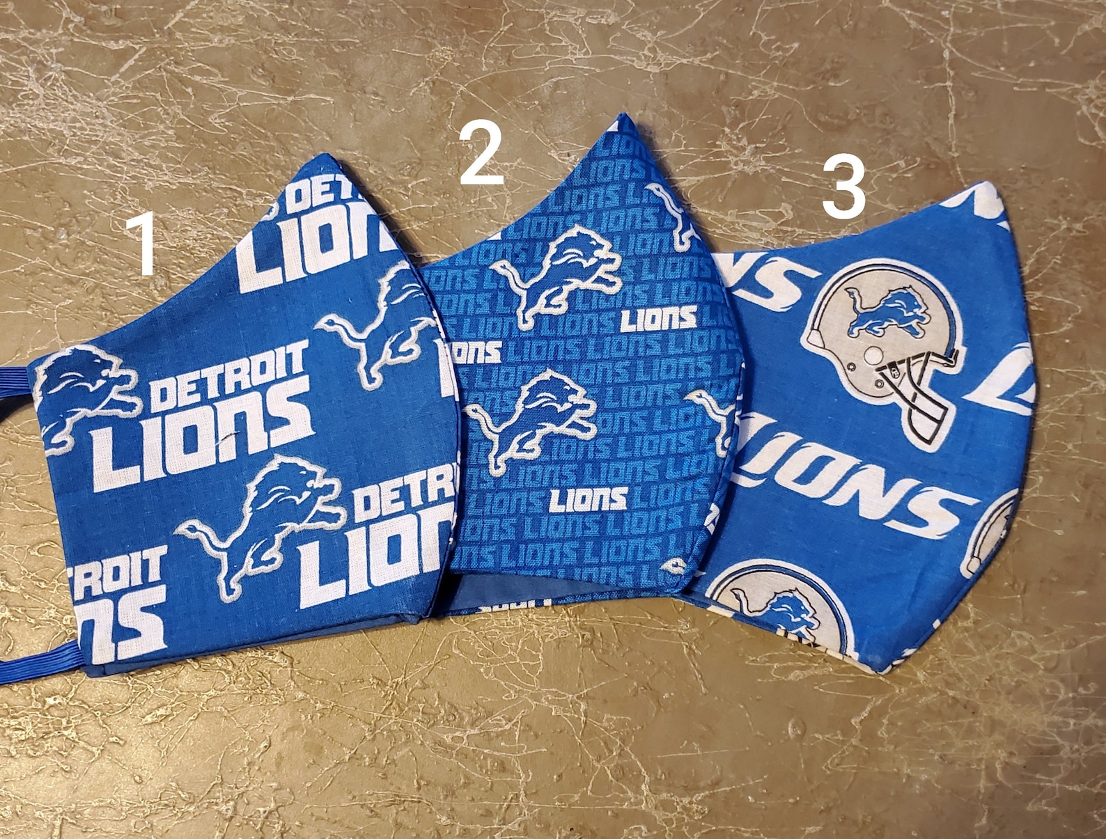 Detroit Lions Face Mask Etsy