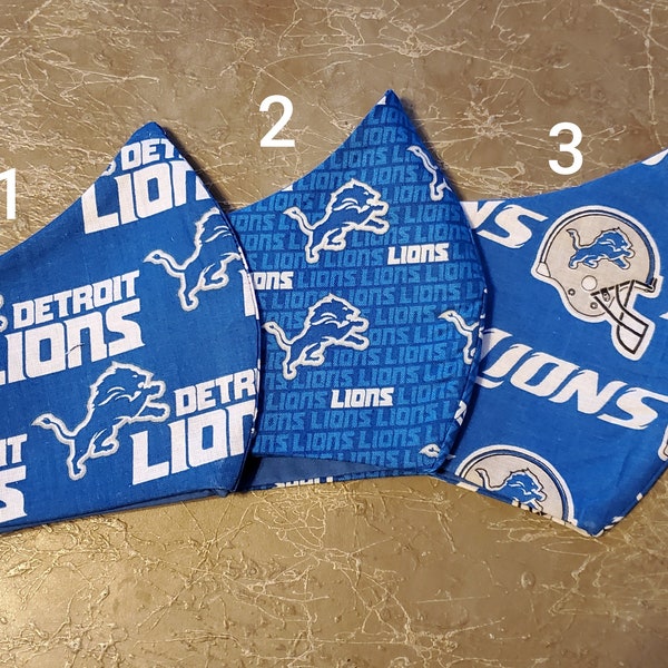 Detroit Lions Face Mask