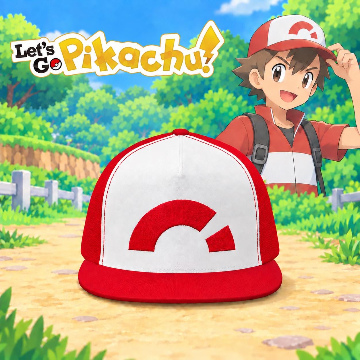 Trucker Hat Ash Ketchum Kids - Etsy