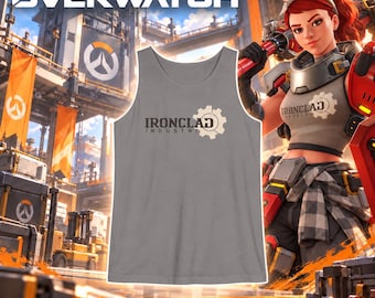 Overwatch Brigitte Tank Top: Sparkplug Skin Unisex Gift for Gamer Fans