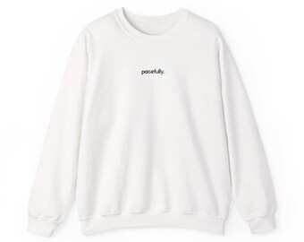 Minimalist sweatshirt by Pacefully