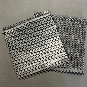 EVA Black unpainted foam Scale Chainmaille Armor 1 Square Foot Custom Made